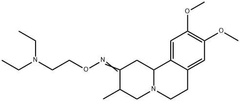 1,3,4,6,7,11b-Hexahydro-9,10-dimethoxy-3-methyl-2H-benzo[a]quinolizin-2-one O-[2-(diethylamino)ethyl]oxime