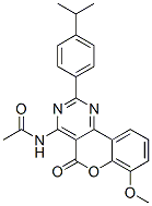 4-(Acetylamino)-2-(p-cumenyl)-7-methoxy-5H-[1]benzopyrano[4,3-d]pyrimidin-5-one