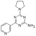 s-Triazine, 2-amino-4-(3-pyridyl)-6-(1-pyrrolidinyl)-