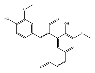 α-[2-Hydroxy-3-methoxy-5-(2-formylvinyl)phenyl]-3-methoxy-4-hydroxybenzeneacrylaldehyde