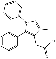 1,5-Diphenyl-3-methyl-1H-pyrazole-4-acetic acid