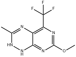 1,2-Dihydro-7-methoxy-3-methyl-5-(trifluoromethyl)pyrimido[5,4-e]-1,2,4-triazine