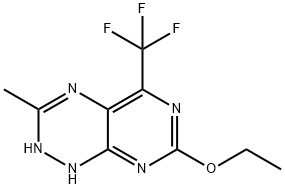 7-Ethoxy-1,2-dihydro-3-methyl-5-(trifluoromethyl)pyrimido[5,4-e]-1,2,4-triazine