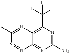 3-Methyl-5-(trifluoromethyl)pyrimido[5,4-e]-1,2,4-triazin-7-amine