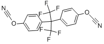 C,C'-[[2,2,2-三氟-1-(三氟甲基)亚乙基]二-4,1-亚苯基]氰酸酯