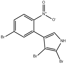 2,3-Dibromo-4-(5-bromo-2-nitrophenyl)-1H-pyrrole