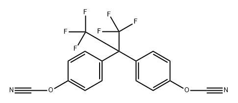 2,2-Bis-(4-cyanatophenyl)-hexafluoropropane homopolymer