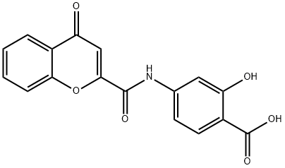 2-(2-formamido-4-oxo-chromen-3-yl)oxybenzoic acid