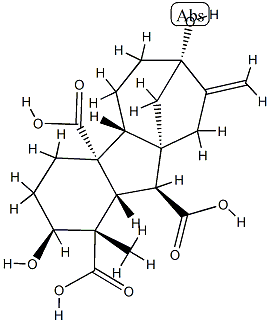 2β,7-Dihydroxy-1β-methyl-8-methylenegibbane-1α,4aα,10β-tricarboxylic acid
