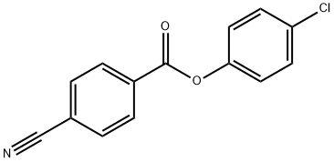 4-Cyanobenzoic acid 4-chlorophenyl ester