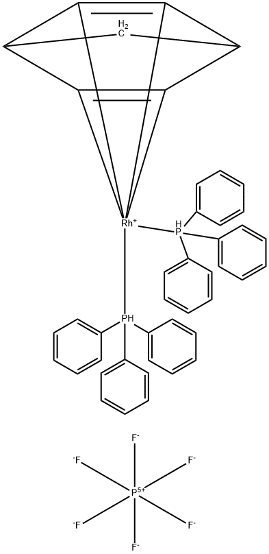 (BICYCLO(2.2.1)HEPTA-2,5-DIENE)(BIS-(TRIPHENYLPHOSPHINE))RHODIUM (I) PF6