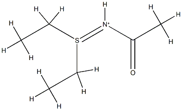 (1-Oxylatoethylideneamino)diethylsulfonium