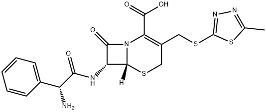 3-[[(5-Methyl-1,3,4-thiadiazol-2-yl)thio]methyl]-7β-[[(R)-aminophenylacetyl]amino]cepham-3-ene-4-carboxylic acid