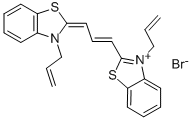 3-allyl-2-[3-[3-allylbenzothiazol-2(3H)-ylidene]prop-1-enyl]benzothiazolium bromide