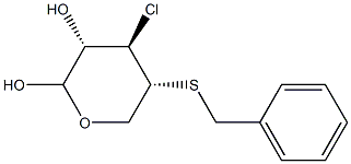 4-S-Benzyl-3-chloro-3-deoxy-4-thio-α-D-xylopyranose