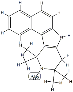 5,6-benzo-2,2,4,4-tetramethyl-1,2,3,4-tetrahydro-gamma-carboline-oxyl