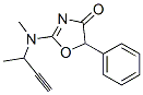 2-[Methyl(1-methyl-2-propynyl)amino]-5-phenyl-2-oxazolin-4-one
