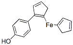 Iron, cyclopentadienyl((p-hydroxyphenyl)cyclopentadienyl)- (7CI)