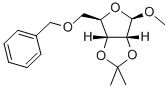 1-甲氧基-2,3-O-异亚丙基-5-苄氧基-beta-D-呋喃核糖苷