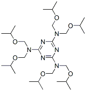 N2,N2,N4,N4,N6,N6-hexakis(propan-2-yloxymethyl)-1,3,5-triazine-2,4,6-t riamine