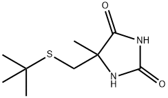 2,4-Imidazolidinedione, 5-[[(1,1-dimethylethyl)thio]methyl]-5-methyl-
