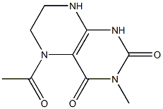 Lumazine,  5-acetyl-5,6,7,8-tetrahydro-3-methyl-  (8CI)