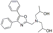 1,1'-[[(4,5-Diphenyl-2-oxazolyl)methyl]imino]di(2-propanol)