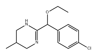 3,4,5,6-Tetrahydro-2-(4-chloro-α-ethoxybenzyl)-5-methylpyrimidine