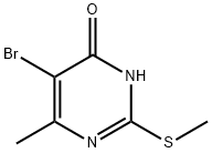 2-(甲硫基)-5-溴-6-甲基嘧啶-4(3H)-酮