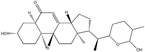 22,26-Epoxy-3β,26-dihydroxy-5β-cholest-7-en-6-one