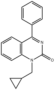 1-(环丙基甲基)-4-苯基喹唑啉-2(1H)-酮