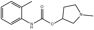 o-Methylcarbanilic acid 1-methyl-3-pyrrolidinyl ester