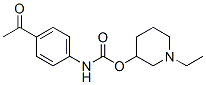 N-(p-Acetylphenyl)carbamic acid 1-ethyl-3-piperidinyl ester