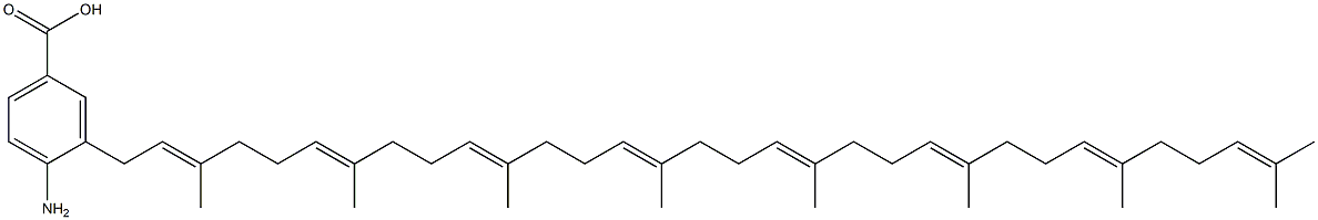 4-Amino-3-[(2E,6E,10E,14E,18E,22E,26E)-3,7,11,15,19,23,27,31-octamethyl-2,6,10,14,18,22,26,30-dotriacontaoctenyl]benzoic acid