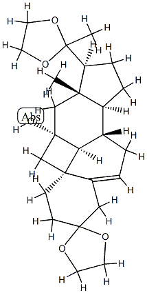 11-Hydroxy-11β,19-cyclopregn-5-ene-3,20-dione bis(ethylene acetal)
