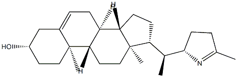 (20S)-20-[(S)-3,4-Dihydro-5-methyl-2H-pyrrol-2-yl]pregn-5-en-3β-ol