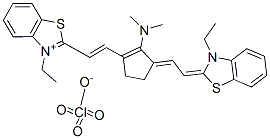11-DIMETHYLAMINO-3,3'-DIETHYL-10,12-ETHYLENETHIATRICARBOCYANINE PERCHLORATE