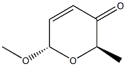 methyl 2,3,6-trideoxy-alpha-glycero-hex-2-enopyranosid-4-ulose