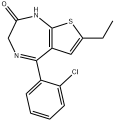 5-(2-氯苯基)-7-乙基-1,3-二氢-2H-噻吩并[2,3-E][1,4]二氮杂卓-2-酮