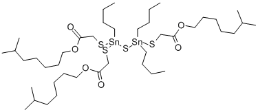 triisooctyl 2,2',2''-[(1,1,3-tributyldistannathian-1-yl-3-ylidene)tris(thio)]triacetate