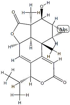 (1aR)-1aβ,2a,4aβ,4bβ,6,8,9b,9cβ-Octahydro-2β-hydroxy-2aβ,9bα-dimethyl-6β-isopropyl-2H,3H-furo[2',3',4':4,5]oxireno[7,8]naphtho[2,1-c]pyran-3,8-dione