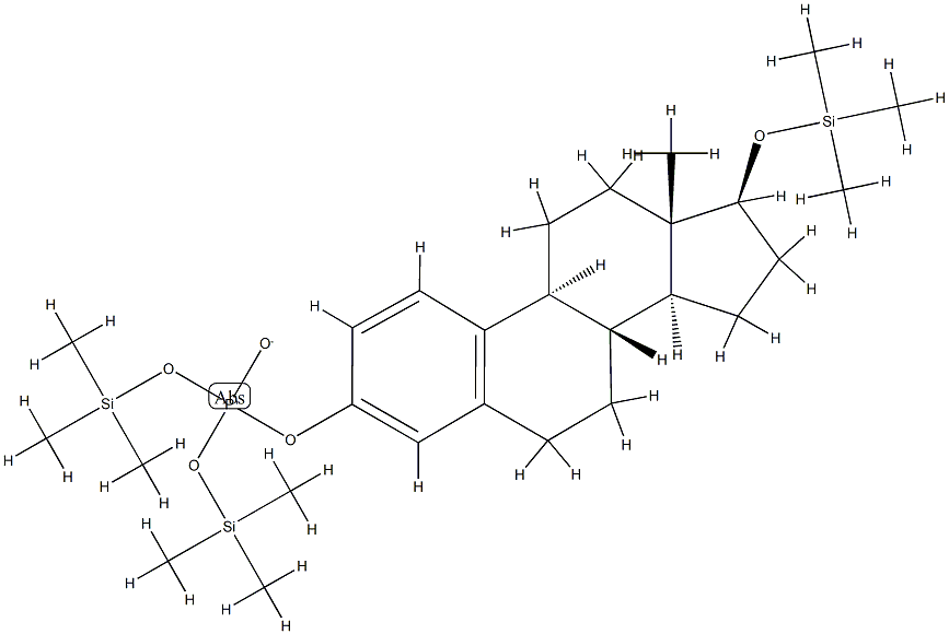 17β-(Trimethylsilyloxy)estra-1,3,5(10)-trien-3-ol 3-[phosphoric acid bis(trimethylsilyl)] ester