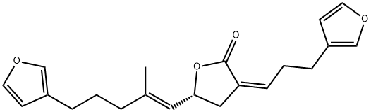 (3Z,5R)-5α-[(E)-5-(3-Furanyl)-2-methyl-1-pentenyl]-3-[3-(3-furyl)propylidene]dihydro-2(3H)-furanone