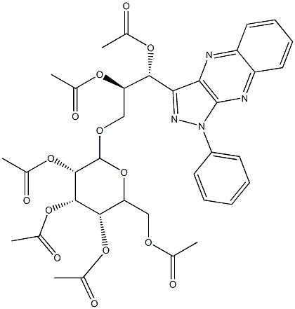 [(2R,3S)-2,3-Bis(acetyloxy)-3-[1-phenyl-1H-pyrazolo[3,4-b]quinoxalin-3-yl]propyl]α-D-galactopyranoside 2,3,4,6-tetraacetate
