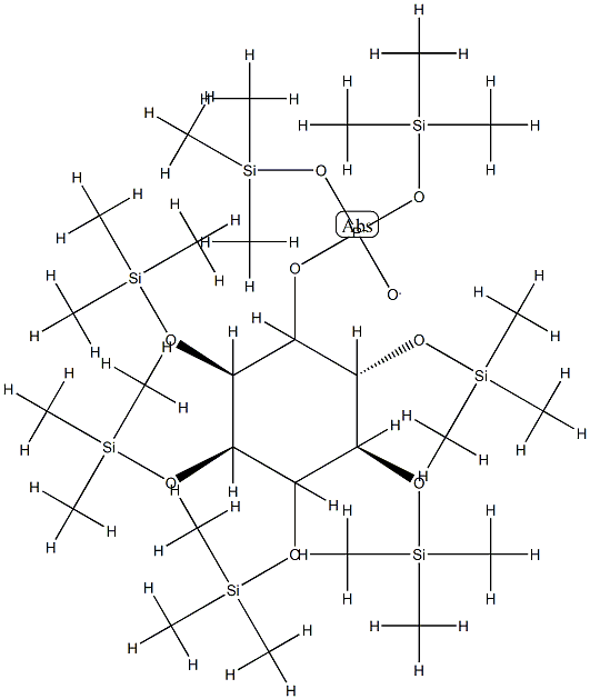 1-O,2-O,4-O,5-O,6-O-Pentakis(trimethylsilyl)-L-myo-inositol 3-[phosphoric acid bis(trimethylsilyl)] ester