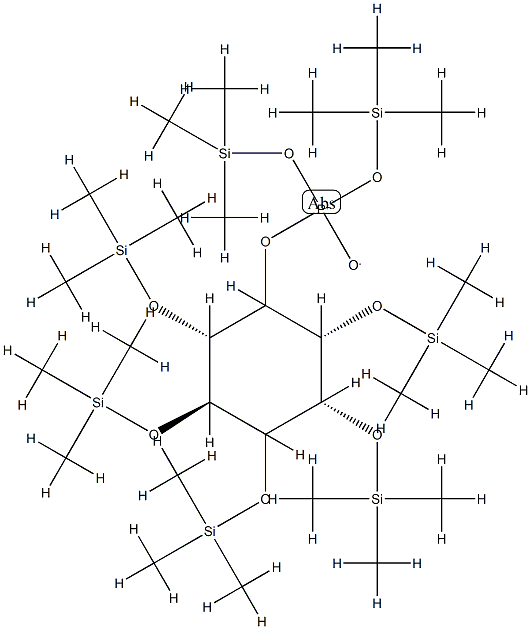 1-O,2-O,3-O,5-O,6-O-Pentakis(trimethylsilyl)-L-chiro-inositol [phosphoric acid bis(trimethylsilyl)] ester
