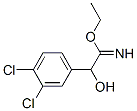 Benzeneethanimidic  acid,  3,4-dichloro--alpha--hydroxy-,  ethyl  ester  (9CI)