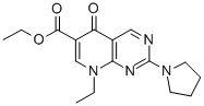 ethyl 8-ethyl-5,8-dihydro-5-oxo-2-(pyrrolidinyl)pyrido[2,3-d]pyrimidine-6-carboxylate
