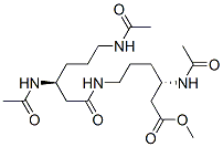 (S)-3-(Acetylamino)-6-[[(S)-3,6-bis(acetylamino)-1-oxohexyl]amino]hexanoic acid methyl ester