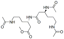 (S)-6-(Acetylamino)-3-[[(S)-3,6-bis(acetylamino)hexanoyl]amino]hexanoic acid methyl ester